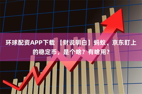 环球配资APP下载 【财说明白】蚂蚁、京东盯上的稳定币，是个啥？有啥用？
