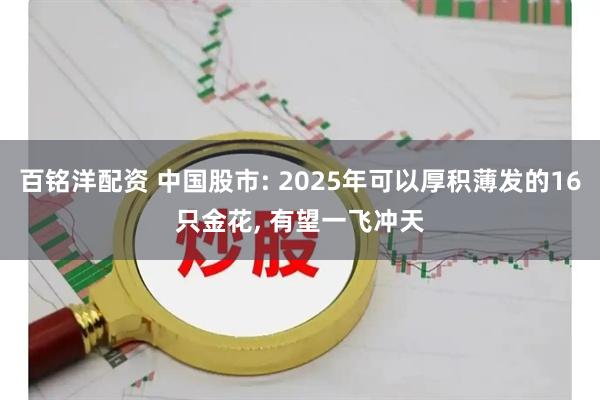 百铭洋配资 中国股市: 2025年可以厚积薄发的16只金花, 有望一飞冲天
